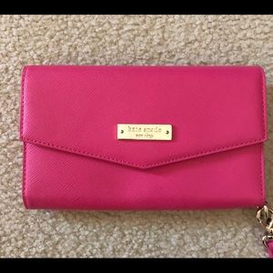 Kate Spade Pink Phone Wristlet